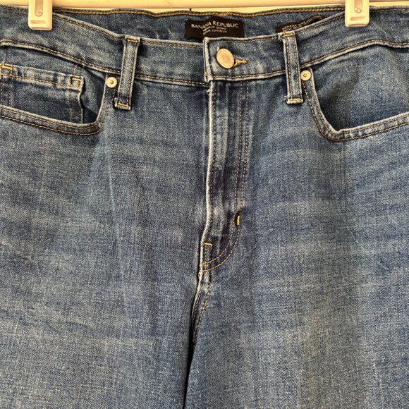 Banana Republic cropped wide leg jeans (Size 30) - Picture 5 of 6